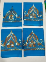 Katha Stitch Blouse piece Dress material (4 piec)