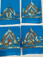 Katha Stitch Blouse piece Dress material (4 piec) - Image 4