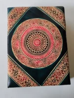 Handmade Leather Jewelry organizer Box for Women (Green) - Image 4