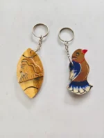 Handmade Wooden Key Rings — and Crafted