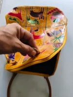 Handcrafted Leather Bag – Vibrant Animal Motif Design - Image 5