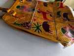 Handcrafted Leather Bag – Vibrant Animal Motif Design - Image 6