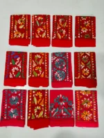 Cotton Kantha Blouse Material Wholesale Price - (12 Piece Color Design Set) - Image 4