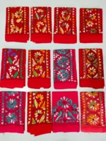 Cotton Kantha Blouse Material Wholesale Price - (12 Piece Color Design Set)
