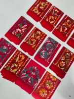 Cotton Kantha Blouse Material Wholesale Price - (12 Piece Color Design Set) - Image 2