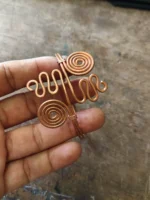 Copper Hand Bracelet - Triangular Design For Women and Girls