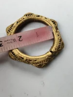 Dokra Brass Bracelet – Vintage Ethnic Design - Image 3