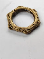 Dokra Brass Bracelet – Vintage Ethnic Design - Image 4