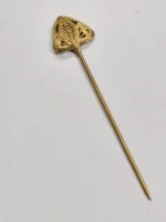 Handcrafted Dokra Brass Hair Pin – Butterfly Leaf Filigree Motif