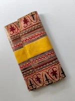 Handcrafted Leather Wallet – Traditional Patchwork Design - Image 3
