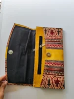 Handcrafted Leather Wallet – Traditional Patchwork Design
