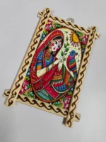 Handmade Bamboo & Wooden Photo Frame – Traditional Folk Art Design - Image 2