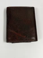 Handcrafted Premium Leather Wallet – Deep Embossed Mandala Design - Image 4