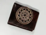 Handcrafted Premium Leather Wallet – Deep Embossed Mandala
