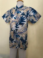 Kids Cotton Printed Half Sleeve Shirt (Kantha Printed) - Image 3