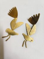 Handcrafted Brass Earrings – Tribal Insect Motif - Image 5