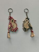 Jute-made bird-shaped keychains (Suitable for house and car keys) - Image 4